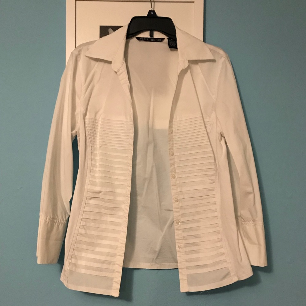 White button down